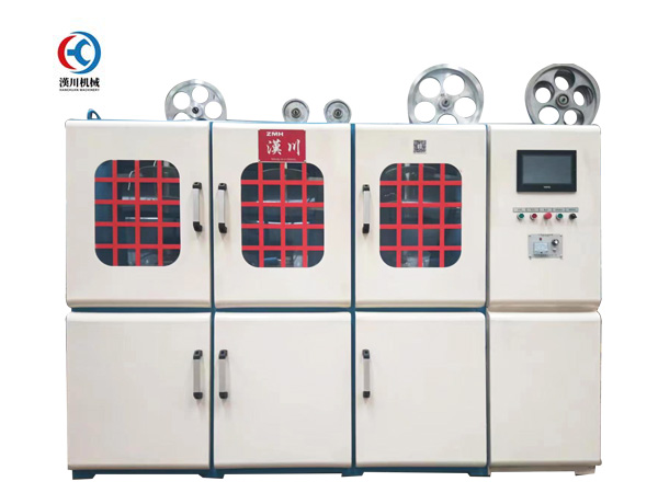四层立式塔盘绕包机